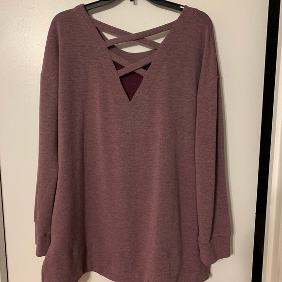 ZeroXposur Tops - Criss Cross Design on Back